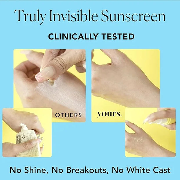 YOURS Invisible Sunscreen Sunny Side Up SPF 30 | Broad-spectrum | Apply Over Makeup | For All Skin Types | Lightweight Ant...
