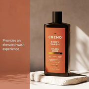 Cremo Rich-Lathering Golden Amber Body Wash for Men, Notes of Red Currant, Pineapple, Ambergris and Moss, 16 Fl Oz - Produ...