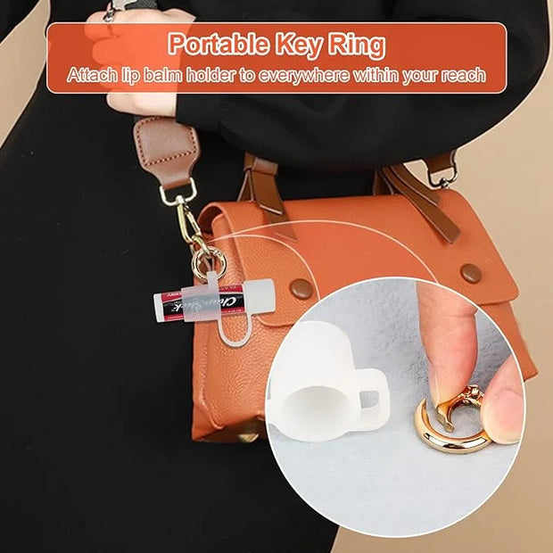 Desing Wish Silicone Lip Balm Holder Lanyard