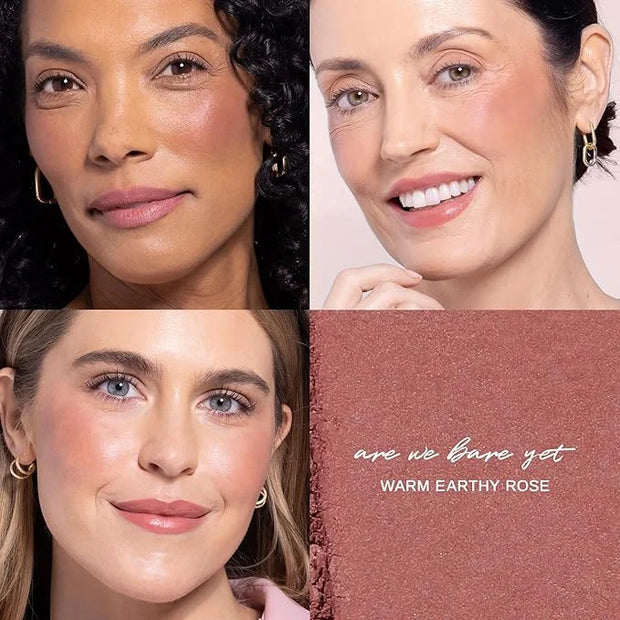 Wander Beauty Hydrating Powder Blush - Lightweight, Rose Blush Makeup with a Blurring, Satin Finish - Buildable Formula wi...
