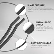 Eyebrow Razors for Men 6 Pieces, Japanese Blades Precision Dermaplane Razors, Small Eyebrow Trimmer Set, Multipurpose Exfo...