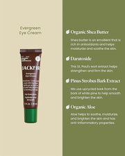 The Evergreen Eye Cream, Natural Eye Cream for Men, Helps Reduce Puffiness and Brighten Under Eye Dark Circles, EWG Verifi...