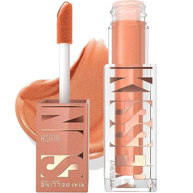 Maybelline Sunkisser Multi-Use Liquid Blush and Bronzer, Blendable, Longwear, Glowy Make Up, Sun Tempt, 1 Count - Product ...