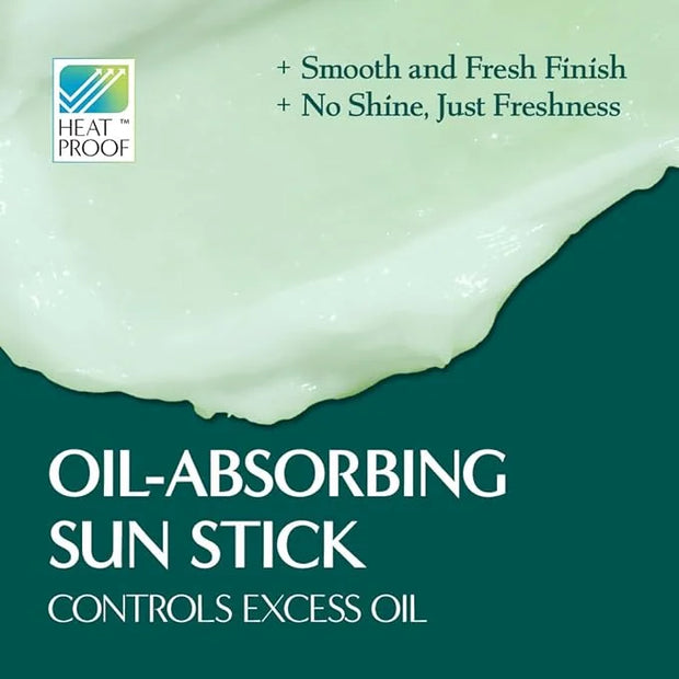 Rataplan Minari Calming Oil Control Sun Stick SPF 50+ PA++++ - Korean Sunscreen Stick for Face, Matte Sunscreen for Oily S...