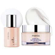 FABYOU Stem Cell Skin Recovery Duo – Korean Skin Care Set for Anti-Aging, Overnight Repair with EGF Cell Renew Ampoule & P...