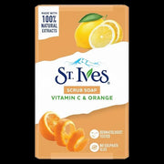 St. Ives' Scrub Bar Soap with Vitamin C & Orange (4 Packs) - Product Image