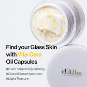 d'alba Piedmont Italian White Truffle Oil Capsule Cream, Glass Skin with Vita-Cera Oil Capsules, Deep Hydration Face Moist...