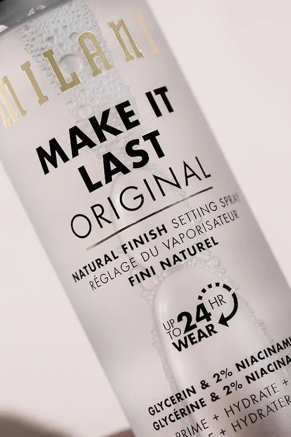 Milani Make It Last Original - Natural Finish Setting Spray 3-in-1 Setting Spray and Primer- Prime + Correct + Set Makeup ...