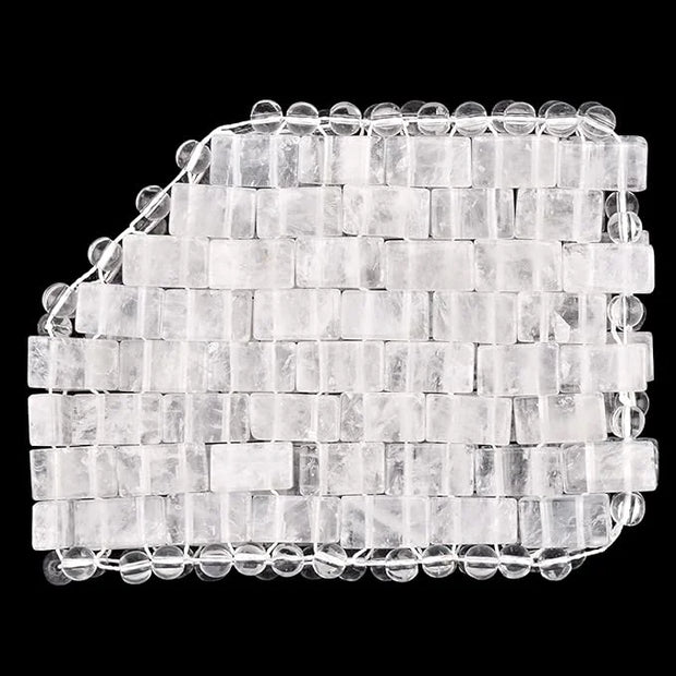 ideayard Crystal Eye Mask - Cooling Jade & 100% Clear Quartz Soothe Stone Mask - Product Image