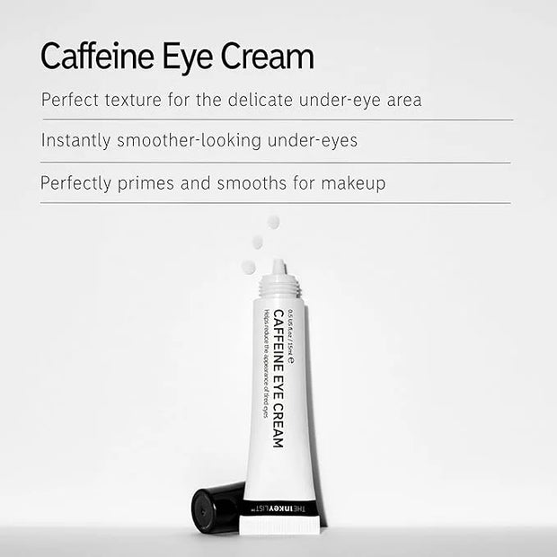 The INKEY List Caffeine Eye Cream Duo, Reduce Eye Puffiness and Dark Circle, Blur Fine Lines, 0.5 fl oz (2 Pack) - Product...
