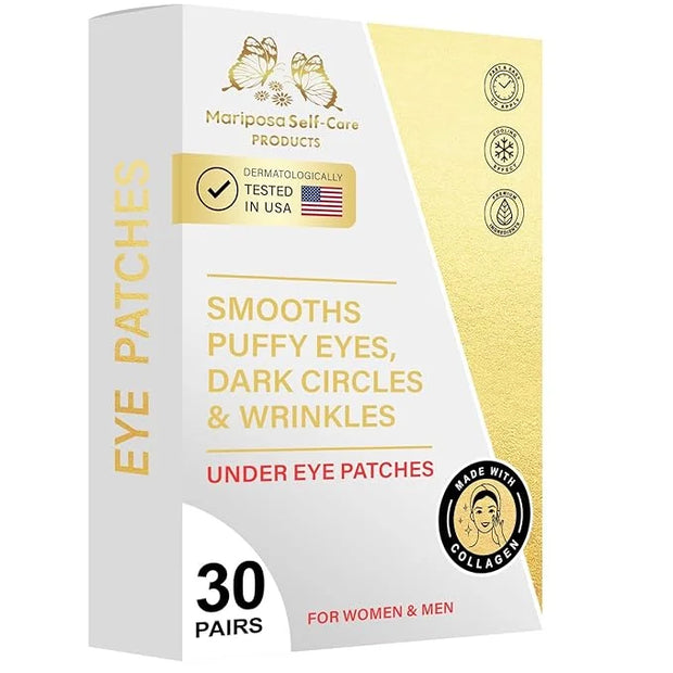 24K Gold Eye Masks - Product Image