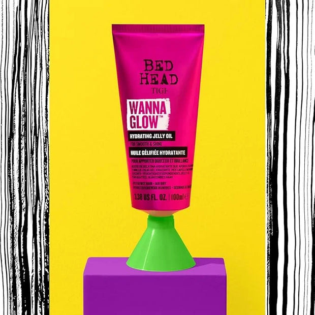 TIGI Bed Head by TIGI Wanna Glow Hydrating Jelly Oil for Shiny Smooth Hair 3.38 fl oz - Product Image