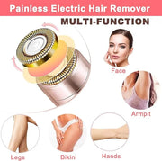 Facial Hair Remover, Removal Shaver for Women, Rosarden USB Rechargeable IPX6 Waterproof Eyebrow Face Razor Trimmer for Li...