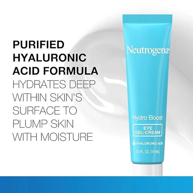 Neutrogena Hydro Boost Under Eye Cream, with Purified Hyaluronic Acid, Keeps Under Eye Area Looking Smooth & Hydrated, Fra...