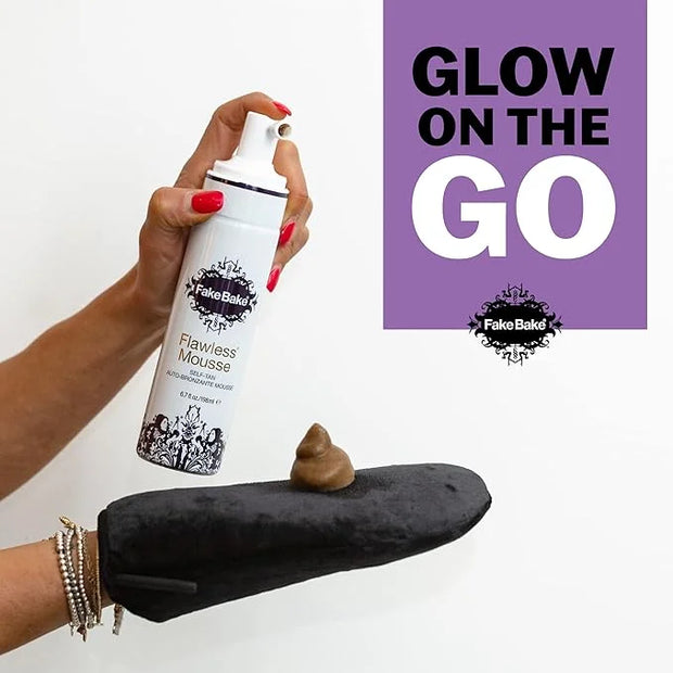 Fake Bake Flawless Self Tanning Mousse Streak-Free, Long-Lasting Natural Glow For All Skin Tones Women & Men - Sunless Tan...