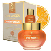 Collagen & Vitamin C Eye Cream - Hydrates, Reduces Puffiness & Dark Circles - Dermatologist Tested, Korean Skin Care for A...