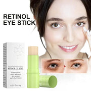 2 Pcs Retinol Eye Cream Stick，Moisturizing Eye Cream Stick for Fine Lines, Wrinkles, Dark Circles and Puffy Eyes，Eye Treat...