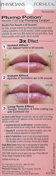Physicians Formula Plump Potion™ Needle-Free Lip Plumping Cocktail Lip Gloss, Pink Crystal Potion, Hypoallergenic, Fragran...