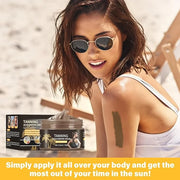 Tanning Accelerator Cream For Faster Tanning, 120g Tanning Cream, Brown Tanning Cream, Achieve Natural Tan Skin, Self Tann...