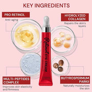 Retinol & Polypeptides Anti-Aging Eye Cream: Under Eye Treatment Reduces Wrinkles, Fine Lines, Dark Circles, Crow’s Feet &...