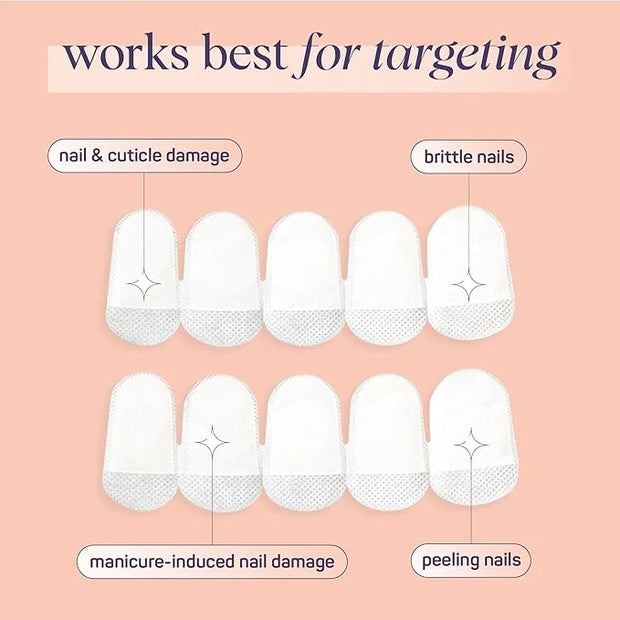 SpaLife Japanese Camellia Oil & Vitamin E Nail Cuticle Wrap 6-Pack (60 Count) - Moisturizing Nail Masks, Dermatologist Rec...
