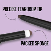 Maybelline Express Brow 2-In-1 Pencil and Powder Eyebrow Makeup, Black Brown, 1 Count - Product Image