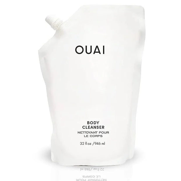 OUAI Body Cleanser Refill, Melrose Place - Foaming Body Wash with Jojoba Oil and Rosehip Oil to Hydrate, Nurture, Balance,...