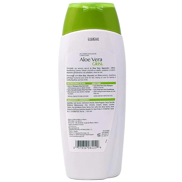 Grisi Aloe Vera Conditioner, 4-Pack of 13.5 FL Oz each, Paraben Free, Moisturizing Conditioner with Aloe Vera Extract for ...