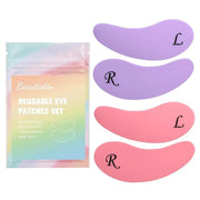 Under Eye Patches Silicone - 2 Pairs Reusable Eye Wrinkle Patches, Reusable Under Eye Mask, Plump Fine Lines & Wrinkles, P...