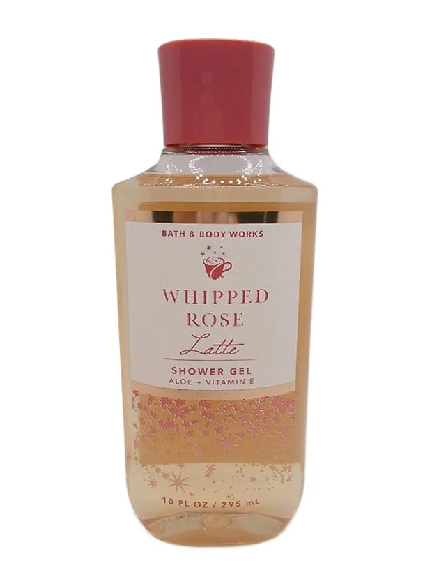 Bath & Body Works Whipped Rose Latte Shower Gel Gift Sets For Women 10 Oz (Whipped Rose Latte) - Product Image