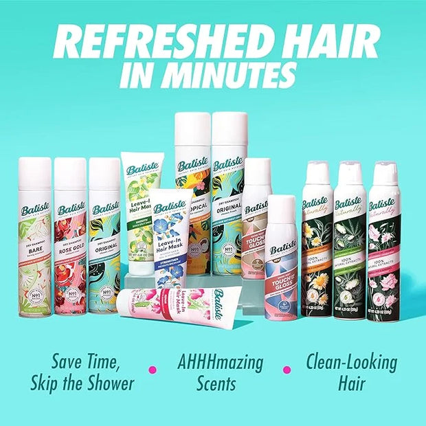 Batiste Texturizing Dry Shampoo, Refresh and Add Grip and Texture for Beachy Tousled Hair, 3.81 oz - Product Image