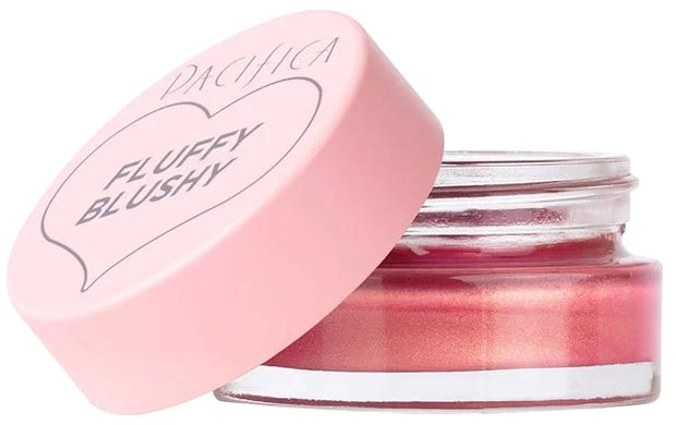 Pacifica Fluffy Blushy Cream Blush – Face Makeup - Bloom Bright Fuchsia Air-Whipped Cheek & Lip Color, Bold Buildable Pigm...