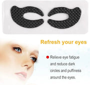20 Pairs Eye Hyaluronic Eyes Patches for Dark Circle, Puffy Eyes, Wrinkles, Eye Bags, Puffiness Bamboo Charcoal Eye Skin C...
