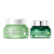 Aloderma Aloe Cream Set, 2 pieces - Brightening Eye Cream, Soothing Cream - Product Image
