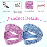 Grevosea 2 Pack VR Eye Mask, Adjustable Breathable VR Sweat Band Comfortable and Sweat-Resistant Eye Face Cover for Meta/O...