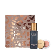 INIKA Organic Golden Plains Dewy Skin Set | Vegan, Natural, Organic Glowing Primer and Lip & Cheek Color For Radiant Skin....