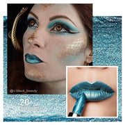 Oulac Metallic Green Lipstick for Women with Metallic 3D Shine, Lightweight Hydrating Formula, High-Impact Lip Color, Vega...