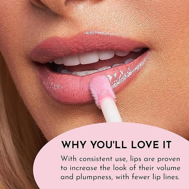 Forget the Filler Lip Plumping Line Smoothing Gloss - Daisy Girl - Premium Volumizing Lip Gloss with Natural Ingredients D...