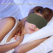 Pure Linen Eye Mask, 100% Linen Eye Mask for Girls,Travel Breathable Sleep Mask,Adjustable Strap, Hypoallergenic, Cooling ...