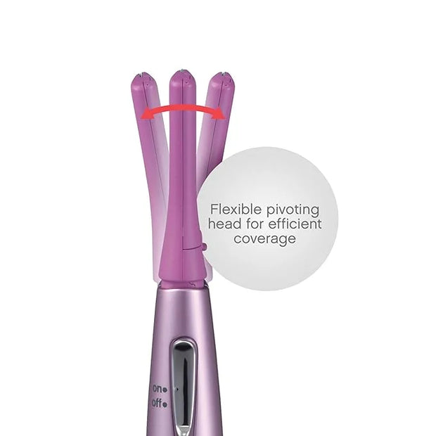 Panasonic Women’s Facial Hair Remover and Eyebrow Trimmer with Pivoting Head, Includes 2 Gentle Blades for Brow and Face a...