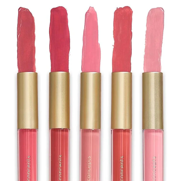 Beauty Concepts Lip Gloss Collection – Shimmering, Glossy Lip Makeup Set for a Radiant Finish, Pink - Product Image