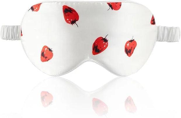 THXSILK Sleep Mask 100% 19 Momme Pure Mulberry Silk Super Smooth Cooling Decorative Sleep Eye Mask Blackout Eye Cover with...