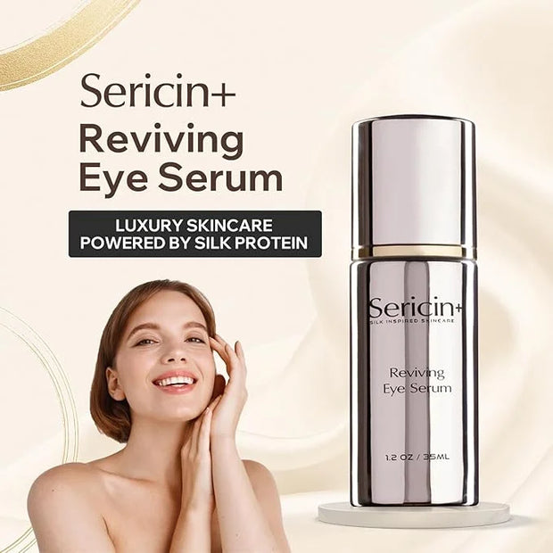Sericin Reviving Eye Serum - Age Defying Eye Serums with Silk Protein to Smooth Fine Lines & Hydrate- Night Eyes Serums Re...