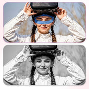 Grevosea 2 Pack VR Eye Mask, Adjustable Breathable VR Sweat Band Comfortable and Sweat-Resistant Eye Face Cover for Meta/O...