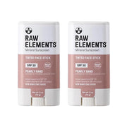 Raw Element Ultra-Moisturizing Face Tint Sunscreen, SPF 30+, Non Toxic Mineral Face Cream, Non Nano Zinc Oxide, Reef Frien...