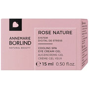 ANNEMARIE BÖRLIND ROSE NATURE Cooling Spa Eye Cream-Gel (0.50 Fl Oz) - Plumps up wrinkles caused by tiredness, PR3 rose co...
