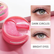 60pcs/30pairs Rose Hyaluronic Acid Eye Masks,For Moisturizing Eye Patches, Firming Eye Skin, Smoothing Fine Lines, Starry ...