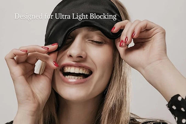 Silk Eye Mask for Sleeping (Rose Water) - Product Image