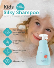 Kids' Silky Shampoo - Korean Kids Hair Softening Shampoo - Shiny and Glossy Hair for Weak, Frizzy and Tangle Prone Hair - ...
