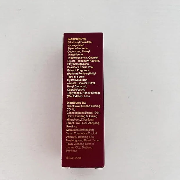 Big Brush Head Hydrating Lip Glow Oil Plumping Lip Tint, Hydrating Lip Gloss Tinted Lip Balm Transparent Lip Care, Long La...